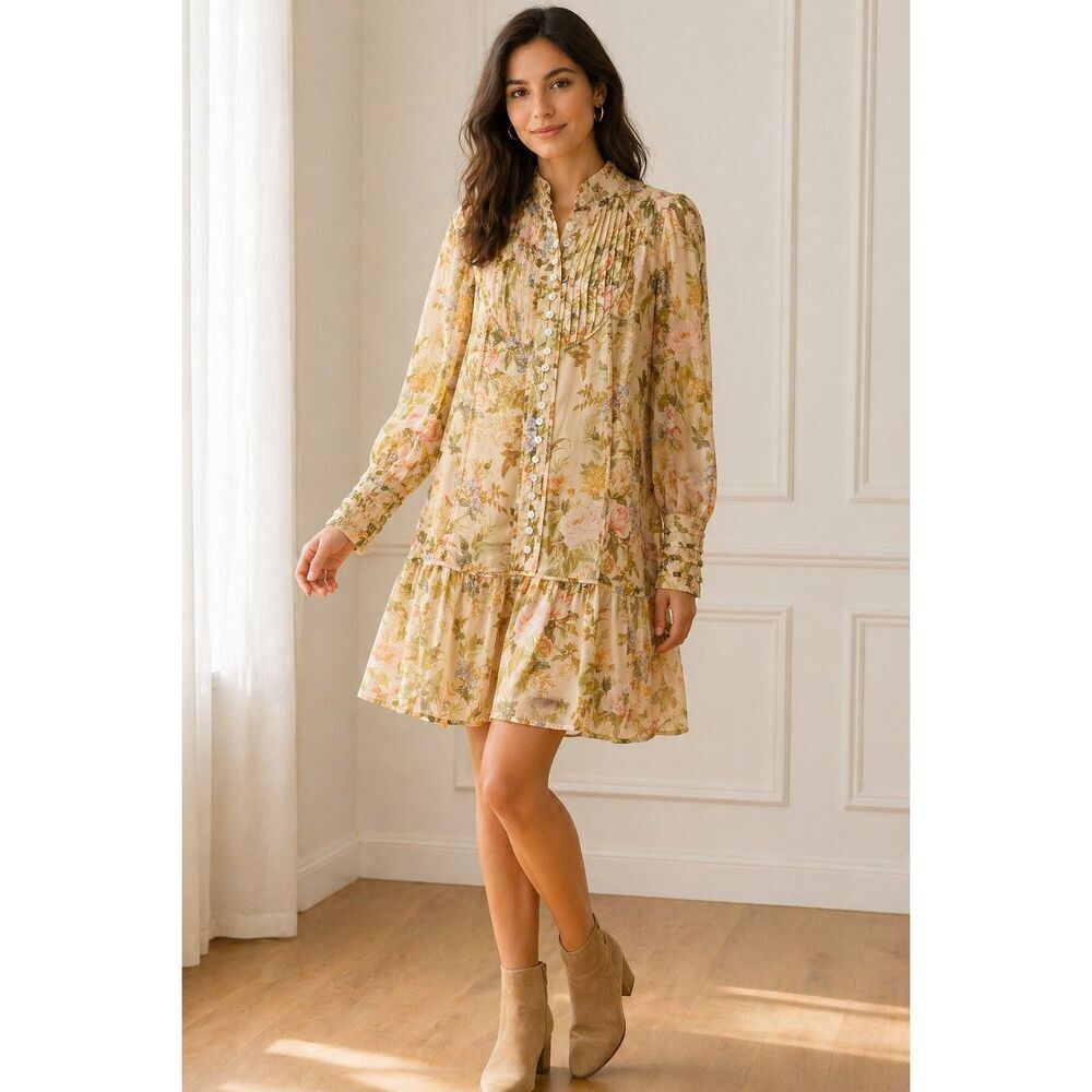Beluha Style Floral Mini Dress